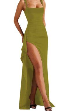 Womens Long Dress Slim Fit Cocktail Gown Formal Long Elegant Gala Dress